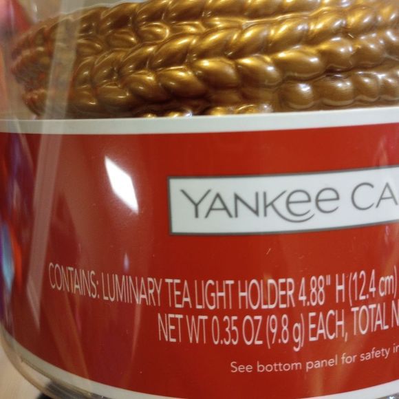 NEW Yankee Candle Luminary Holiday Snowman Tea Light Holder and 4 tea li… - Picture 6 of 10